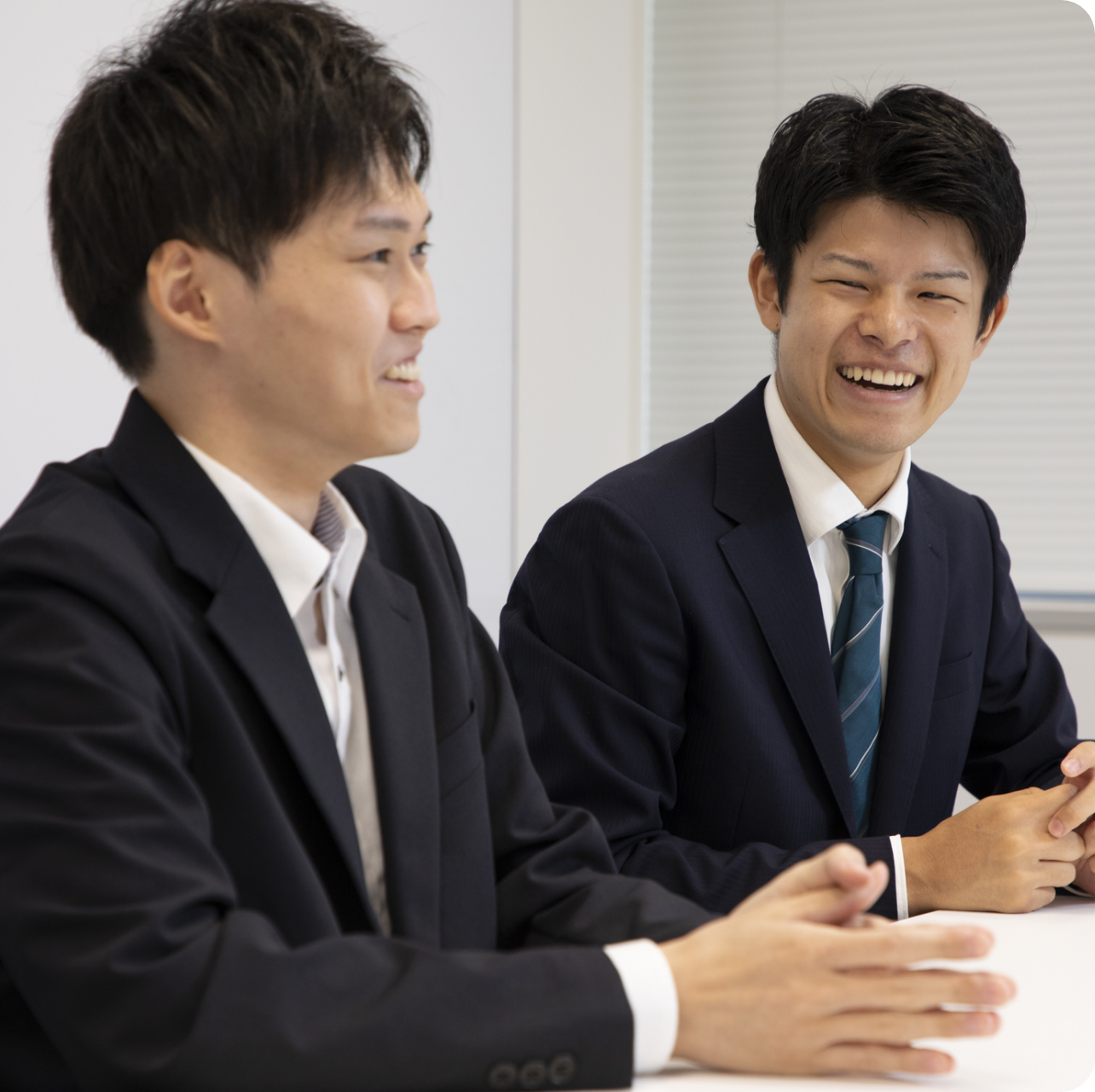 インタビューの様子